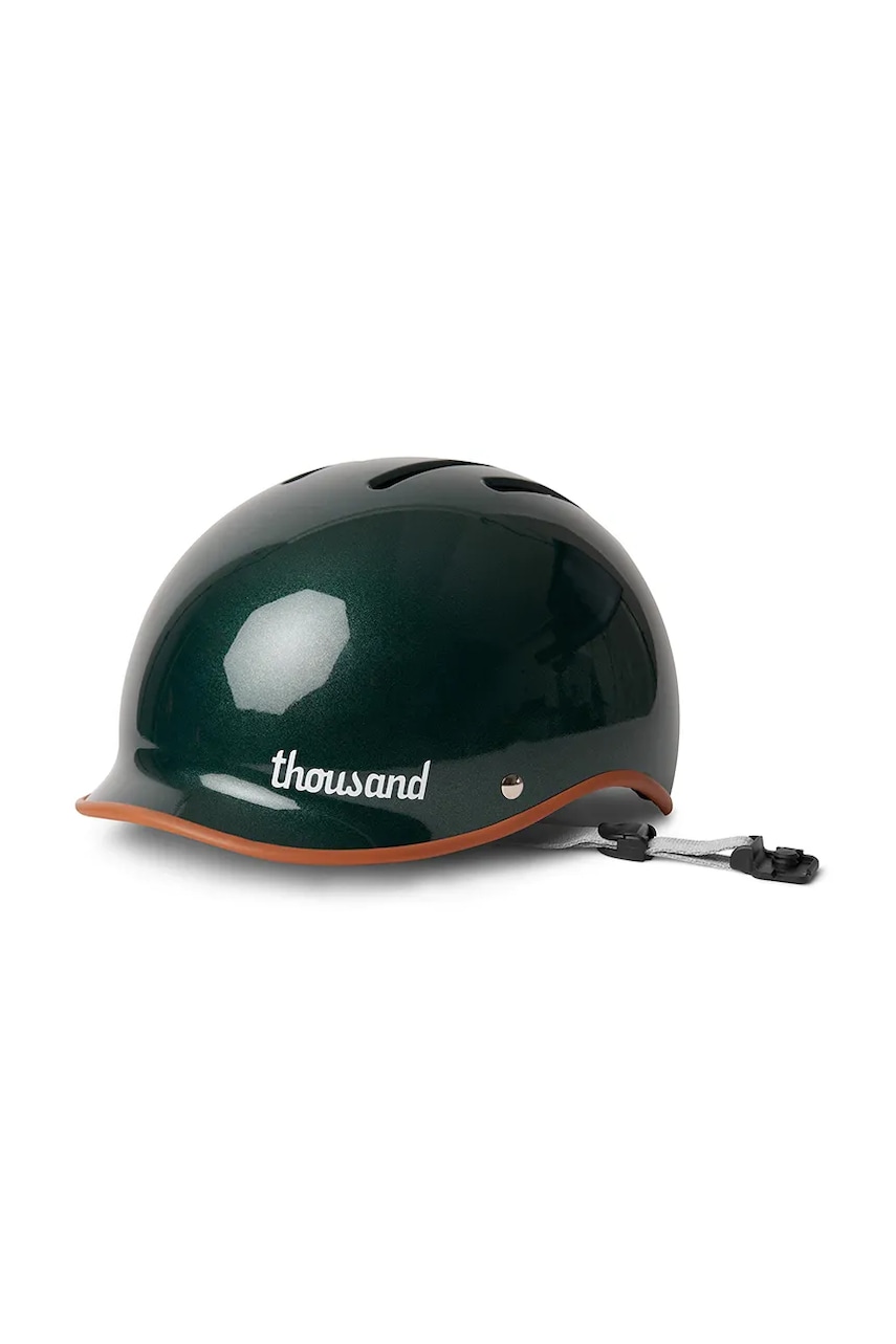 Thousand cască Heritage 2 Medium culoarea verde, British Racing Green