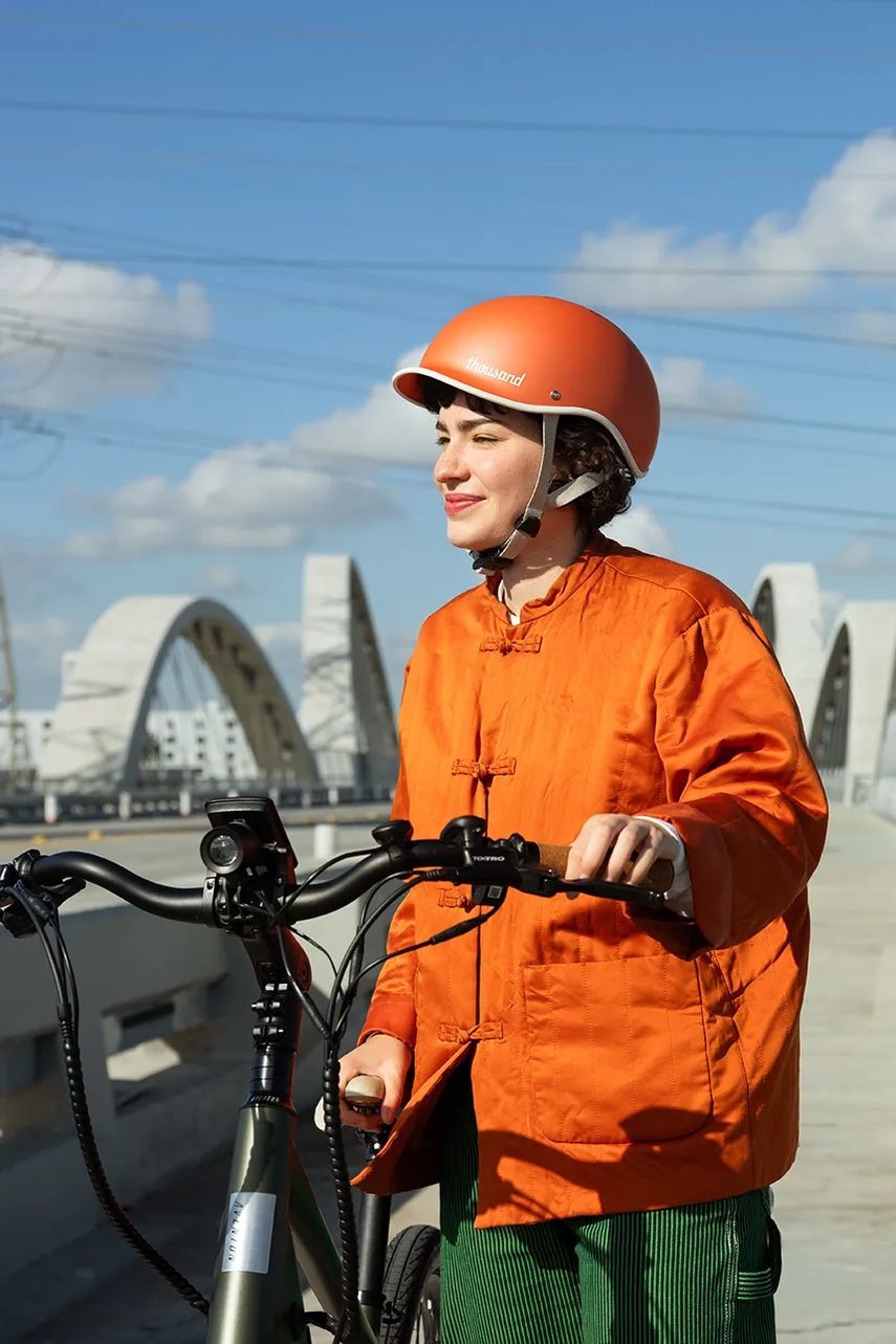 Κράνος Thousand Heritage 2 Large χρώμα: πορτοκαλί, Apricot Crush φωτογραφία