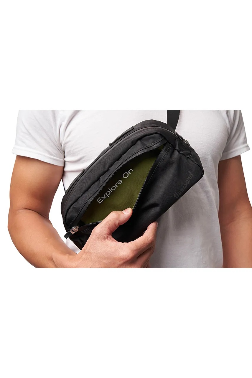 Τσάντα τιμονιού Thousand Crossbody Handlebar 2 L χρώμα: μαύρο, Black φωτογραφία