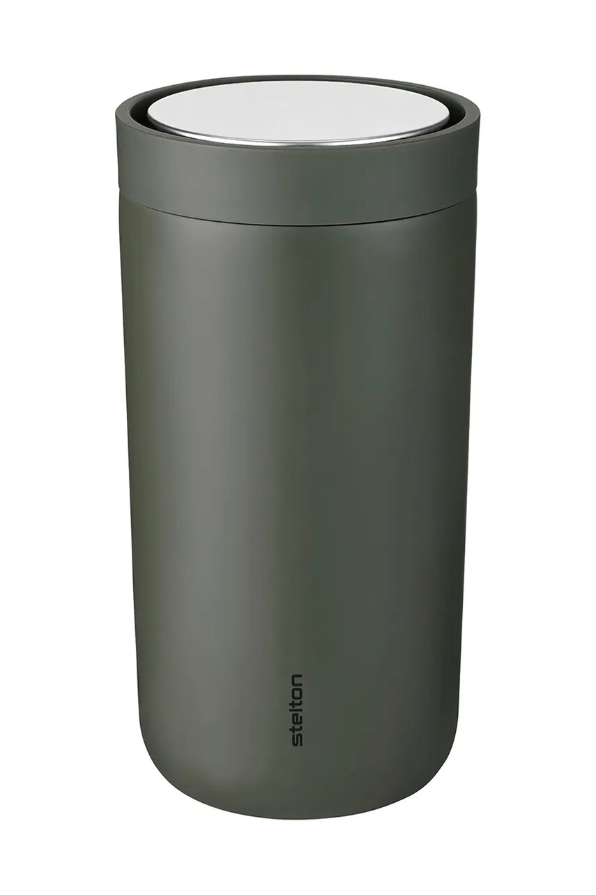 Stelton cana termica To Go Click 200 ml culoarea gri