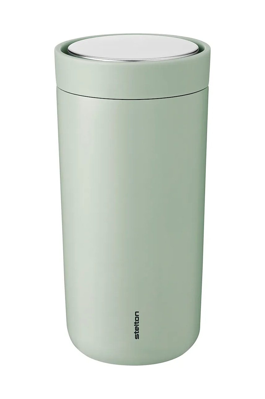 Stelton cana termica Go To Click 400 ml culoarea verde Stelton cana termica Go To Click 400 ml culoarea verde