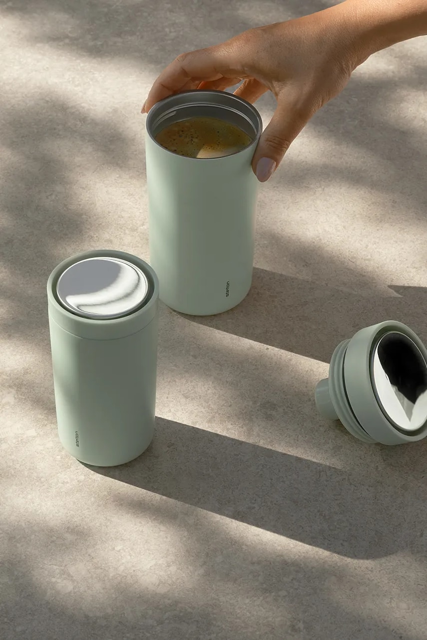 Термокружка Stelton Go To Click 400 ml цвет зелёный Термокружка Stelton Go To Click 400 ml цвет зелёный