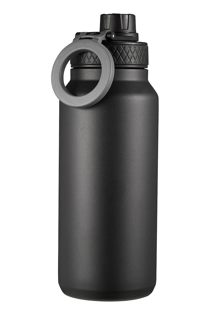 Levně Láhev Dorre Flory 0,9 L černá barva