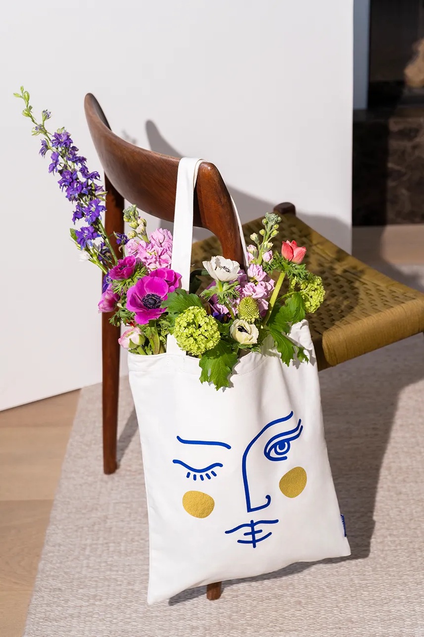 Τσάντα για ψώνια Octaevo Janus χρώμα: άσπρο, 0 φωτογραφία