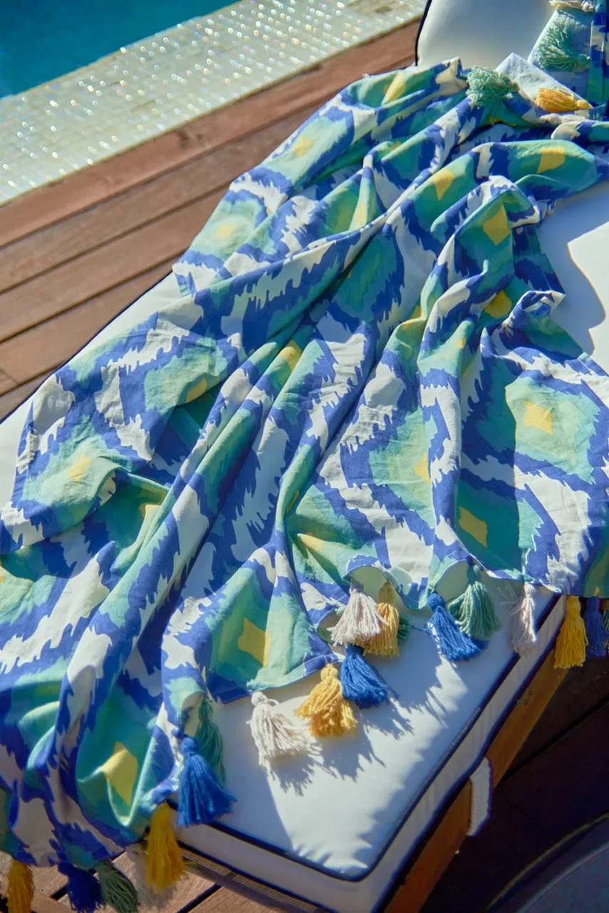 Παρεό Calma House Bahamas 130 x 160 cm χρώμα: πολύχρωμο φωτογραφία