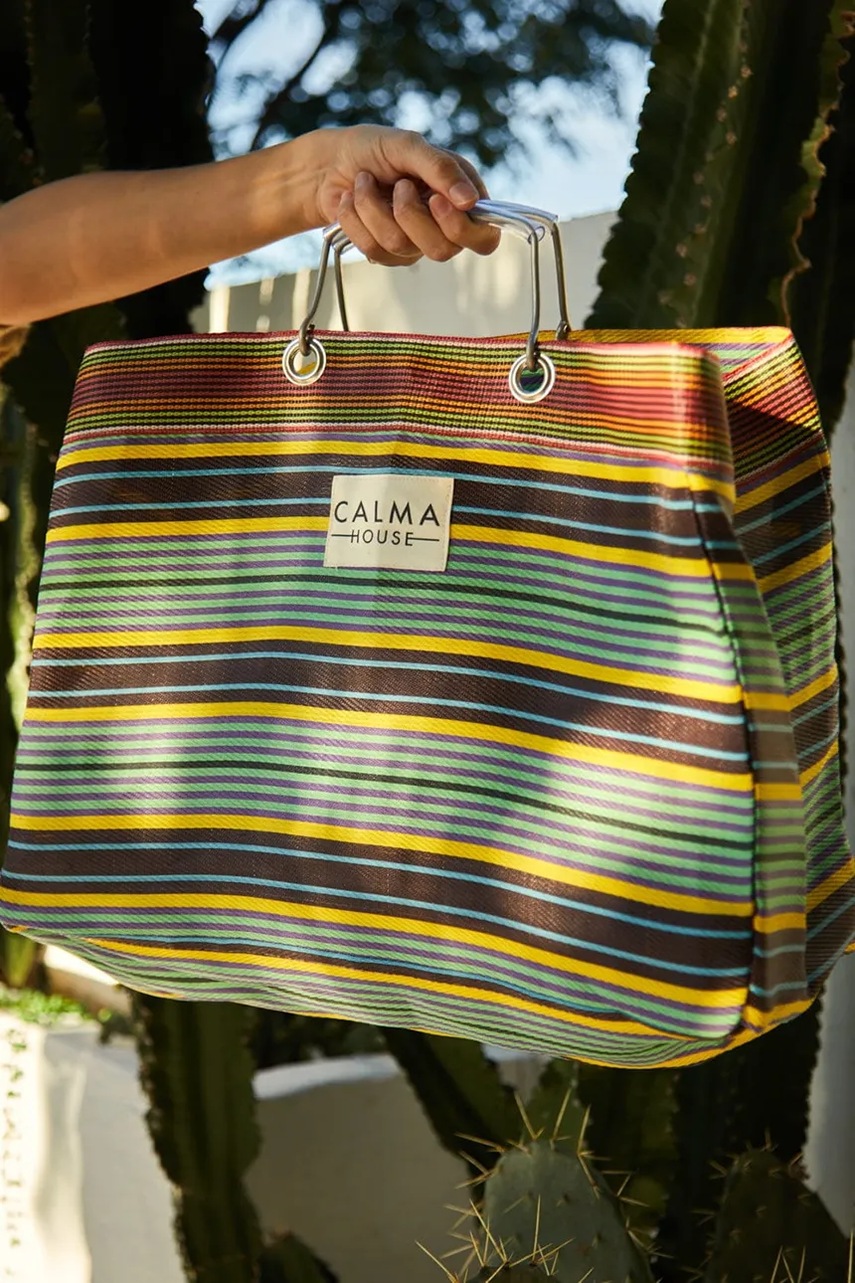 Τσάντα παραλίας Calma House Berlin χρώμα: πολύχρωμο φωτογραφία