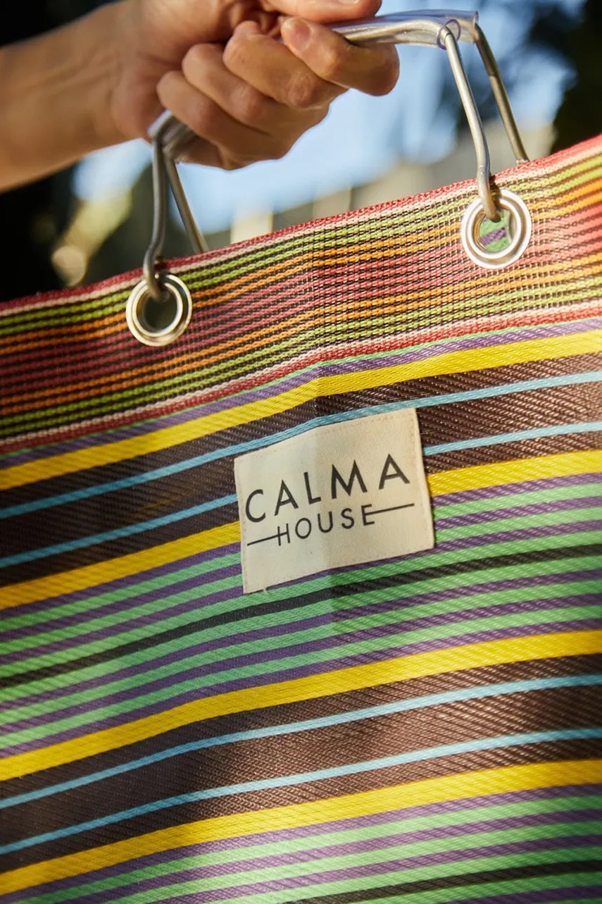 Τσάντα παραλίας Calma House Berlin χρώμα: πολύχρωμο φωτογραφία