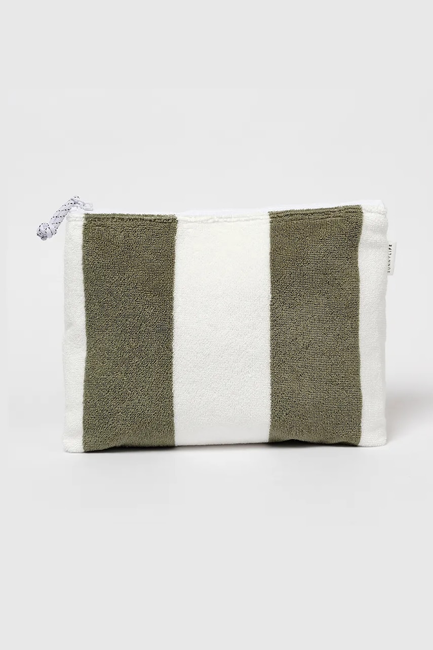 SunnyLife Vacay Olive Stripe zöld akciós termékkép 1