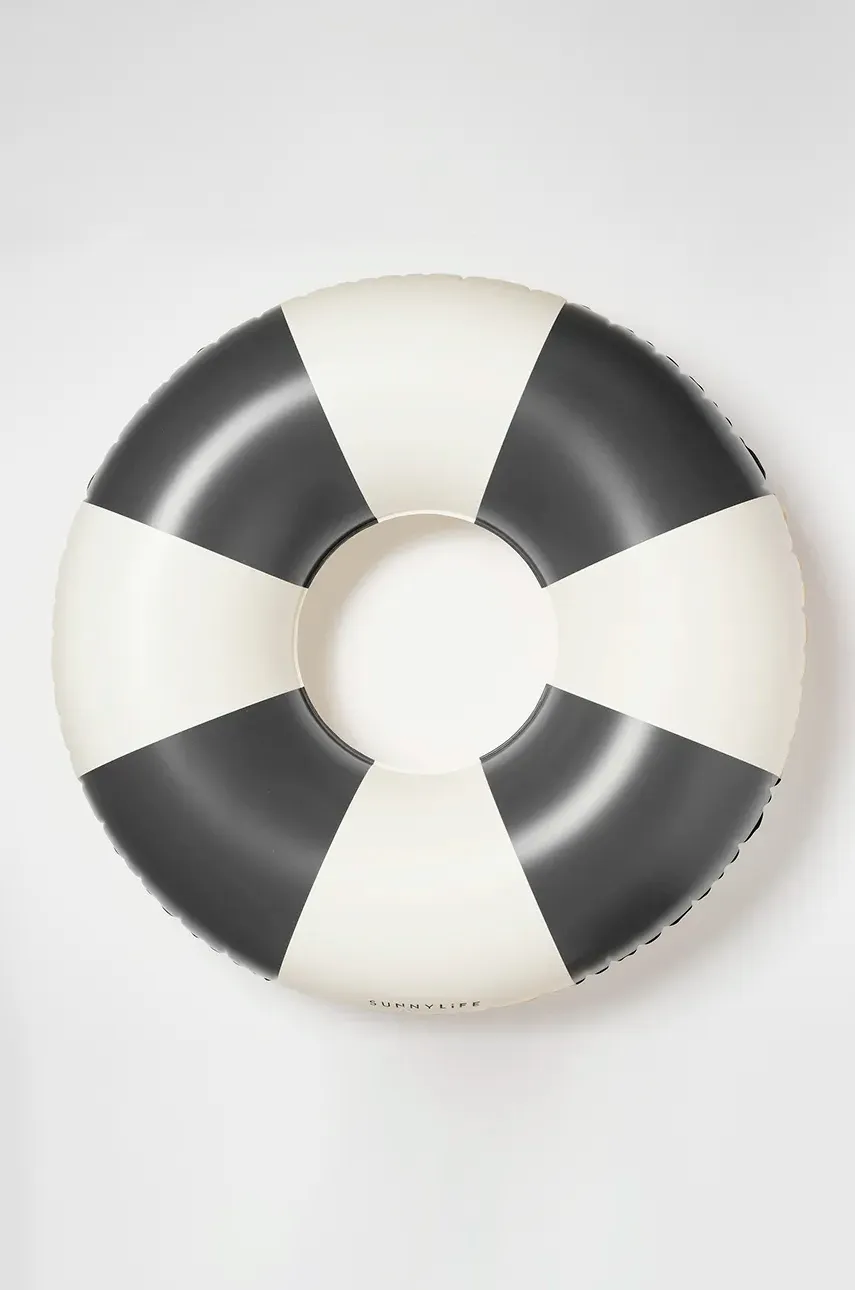 Levně Plavecké kolo SunnyLife Black Stripe modrá barva