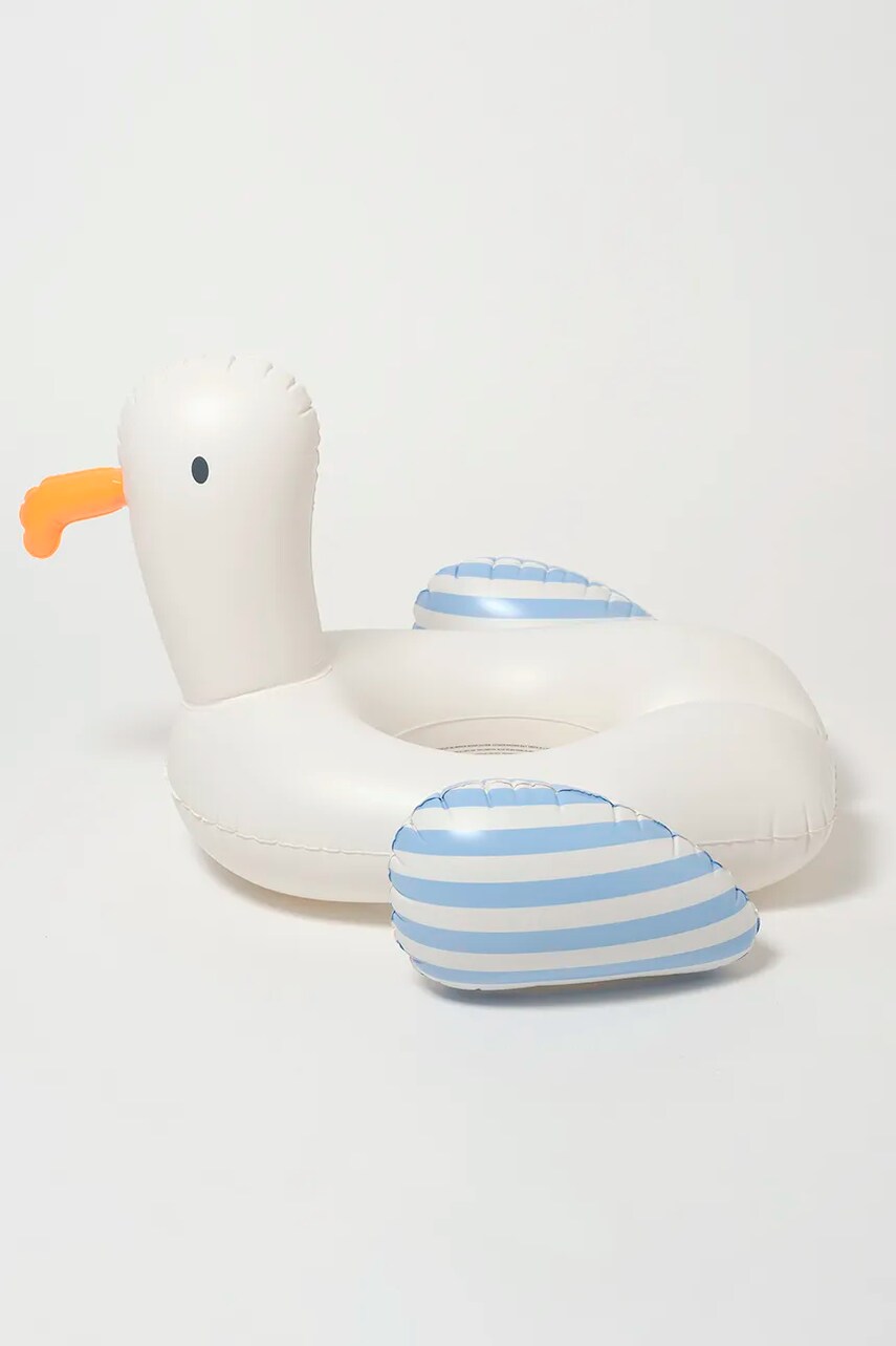 SunnyLife colac de înot pentru copii Sammy the Seagull Blue Stripe