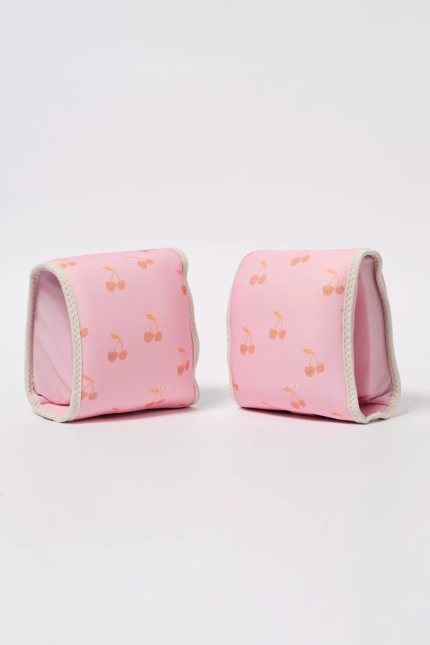 SunnyLife aripioare de înot pentru copii Cotton Candy Cherry culoarea roz