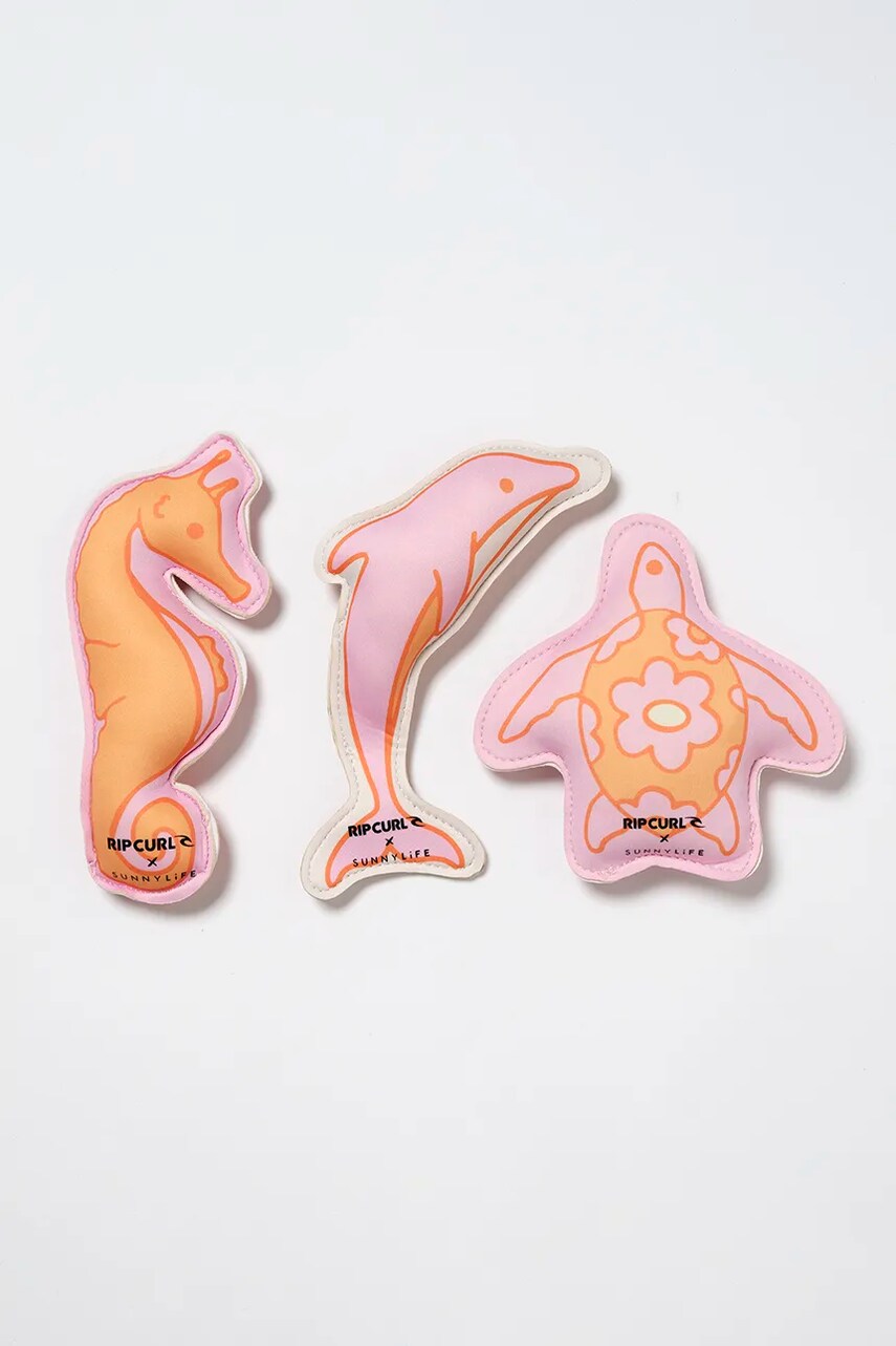 Levně Sada plaveckých hraček pro děti SunnyLife Ocean Magic Pink x Rip Curl 3-pack více barev