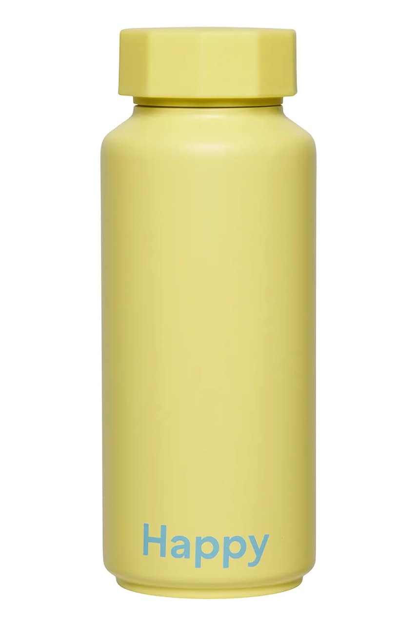 Design Letters sticlă termică Special Edition 500 ml culoarea galben Design Letters sticlă termică Special Edition 500 ml culoarea galben