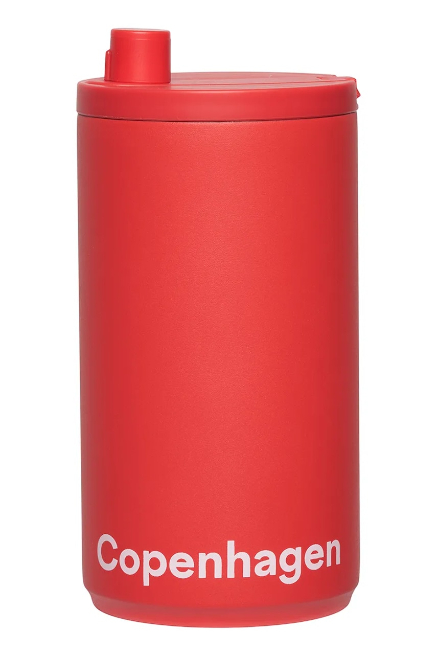 Design Letters cană termică Travel Mug 350 ml culoarea rosu Design Letters cană termică Travel Mug 350 ml culoarea rosu