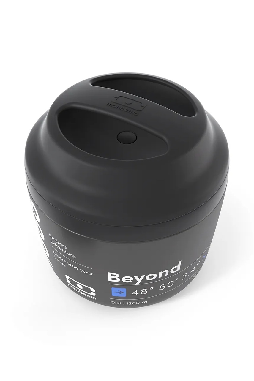 Θερμός φαγητού Monbento Element 550 ml χρώμα: μαύρο φωτογραφία