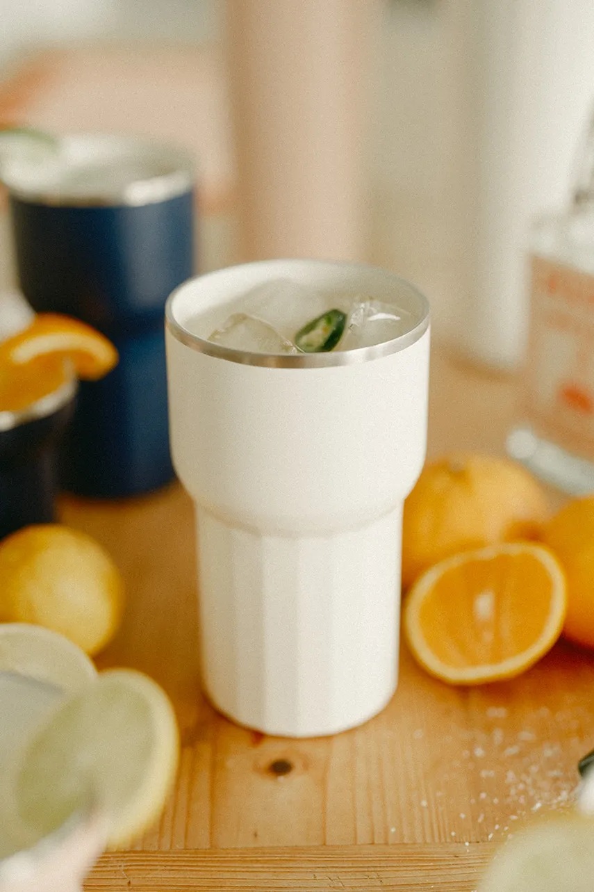 Ισοθερμική κούπα Business & Pleasure Co. Hemingway 470 ml χρώμα: άσπρο φωτογραφία