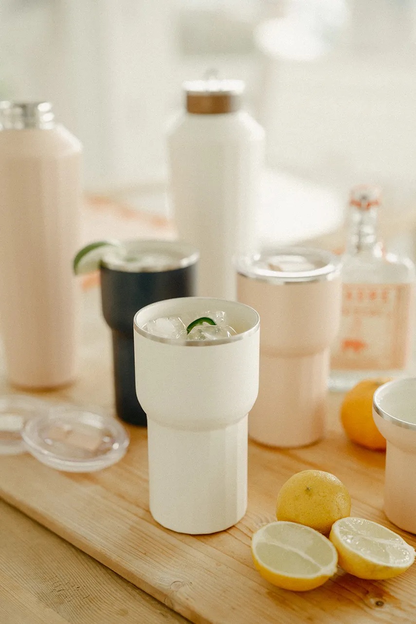 Ισοθερμική κούπα Business & Pleasure Co. Hemingway 470 ml χρώμα: άσπρο φωτογραφία