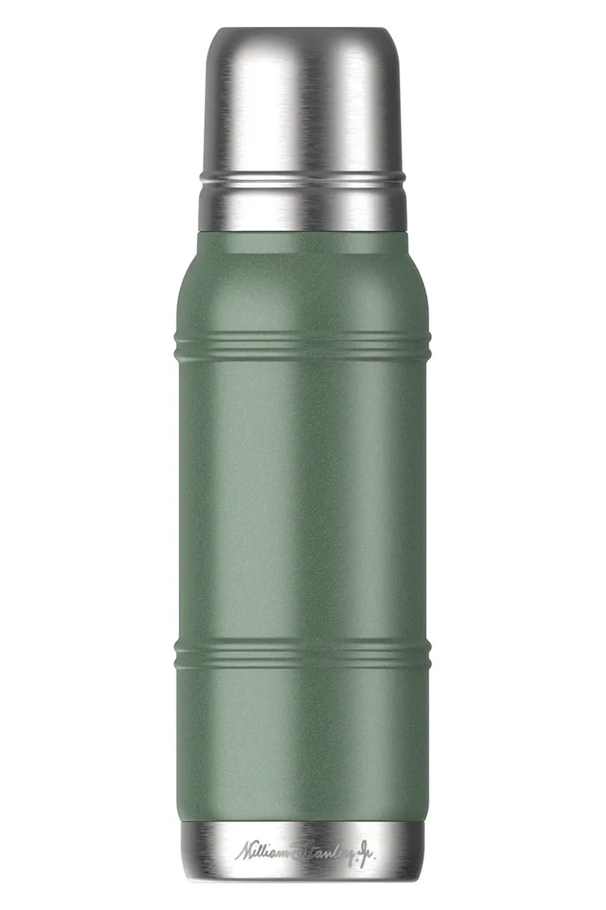 Θερμός Stanley The Artisan Thermal Bottle 1 L χρώμα: πράσινο φωτογραφία