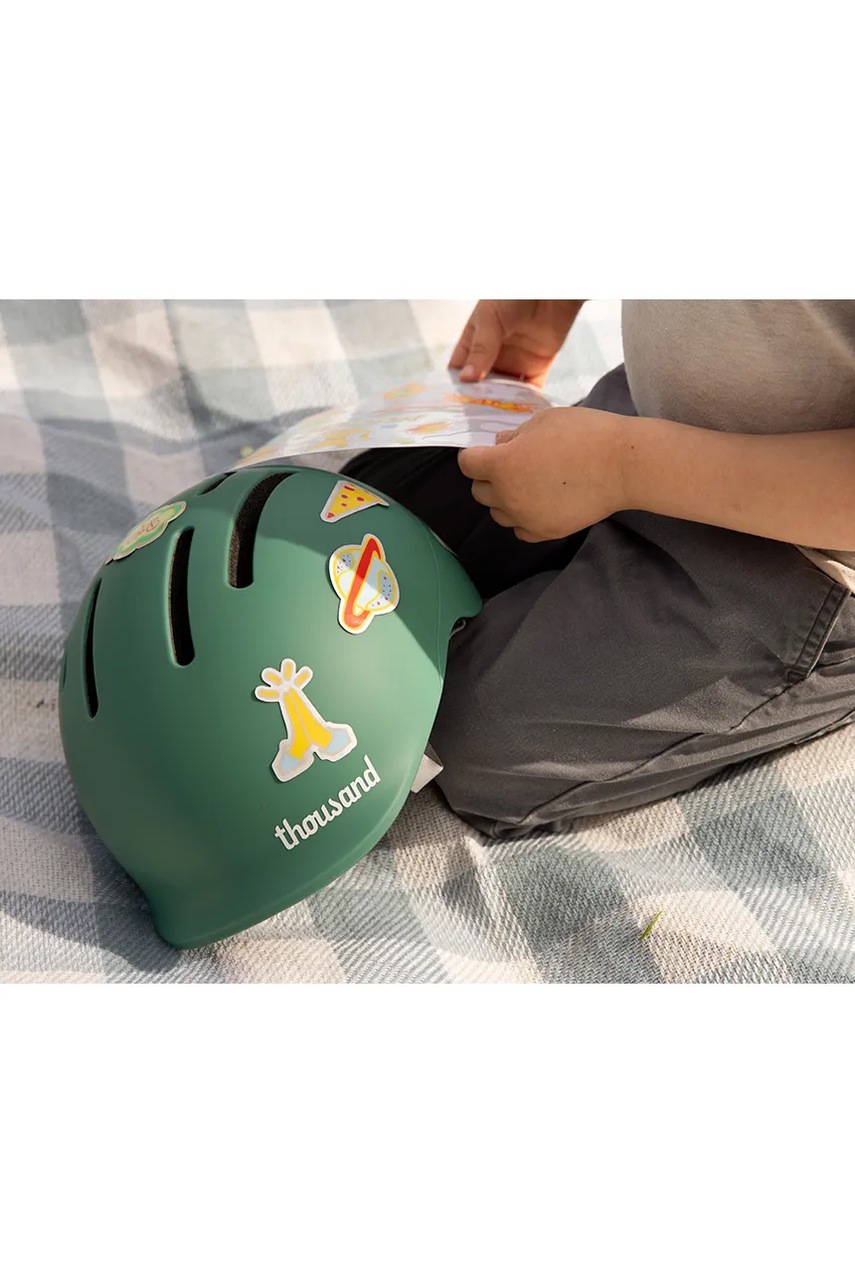 Κράνος Thousand JR Collection Toddler χρώμα: τιρκουάζ, Green Dream φωτογραφία