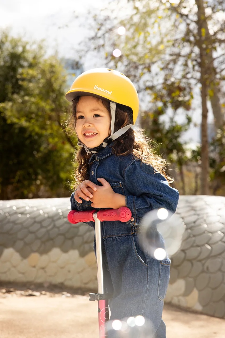 Κράνος Thousand JR Collection Toddler χρώμα: κίτρινο, Speedway Creme φωτογραφία