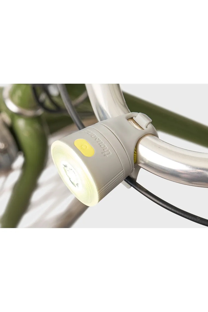 Μαγνητική λάμπα ποδηλάτου Thousand Traveler 2.0 Front χρώμα: μπεζ φωτογραφία