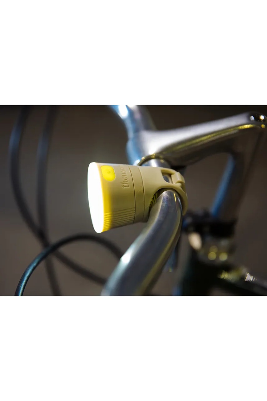 Μαγνητική λάμπα ποδηλάτου Thousand Traveler 2.0 Front χρώμα: μπεζ φωτογραφία