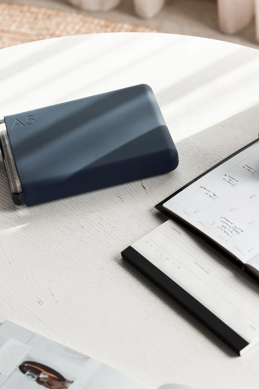 Φιάλη νερού Memobottle Original A5 750 ml χρώμα: μπλε φωτογραφία