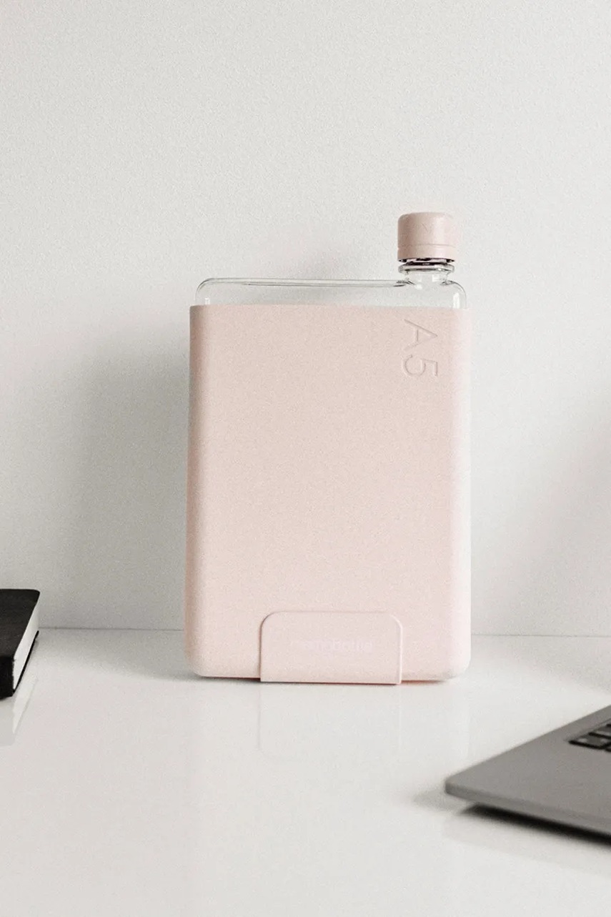 Φιάλη νερού Memobottle Original A5 750 ml χρώμα: ροζ φωτογραφία