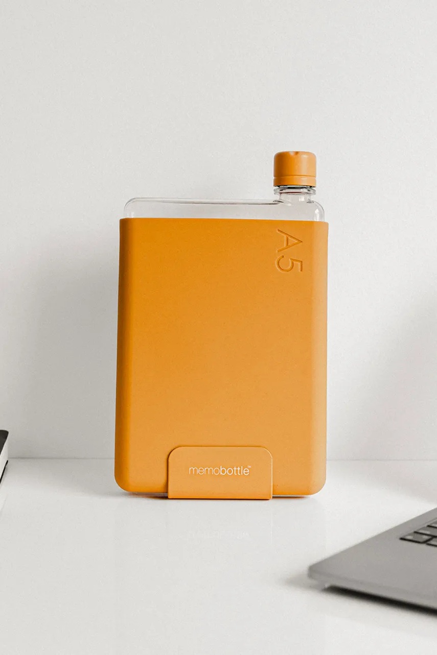 Φιάλη νερού Memobottle Original A5 750 ml χρώμα: πορτοκαλί φωτογραφία
