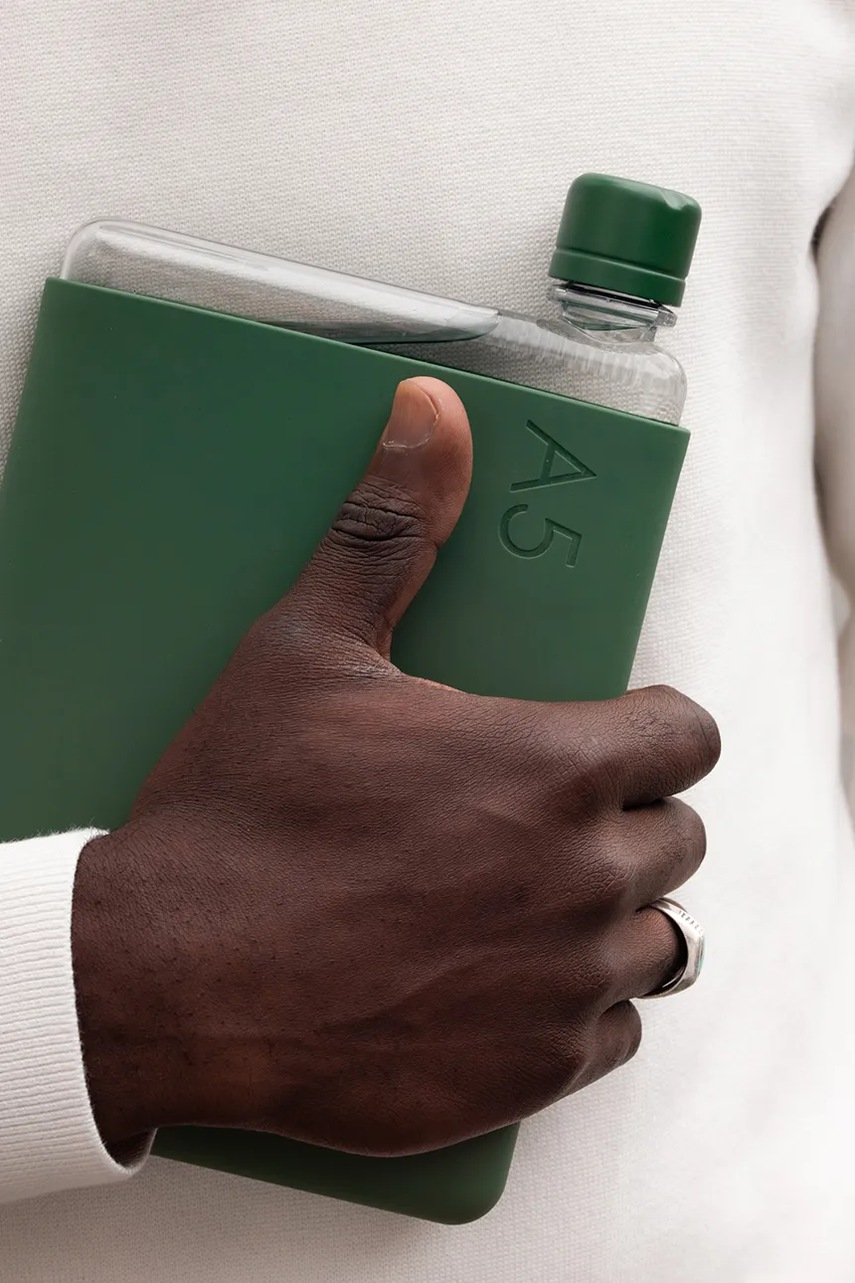 Φιάλη νερού Memobottle Original A5 750 ml χρώμα: πράσινο φωτογραφία