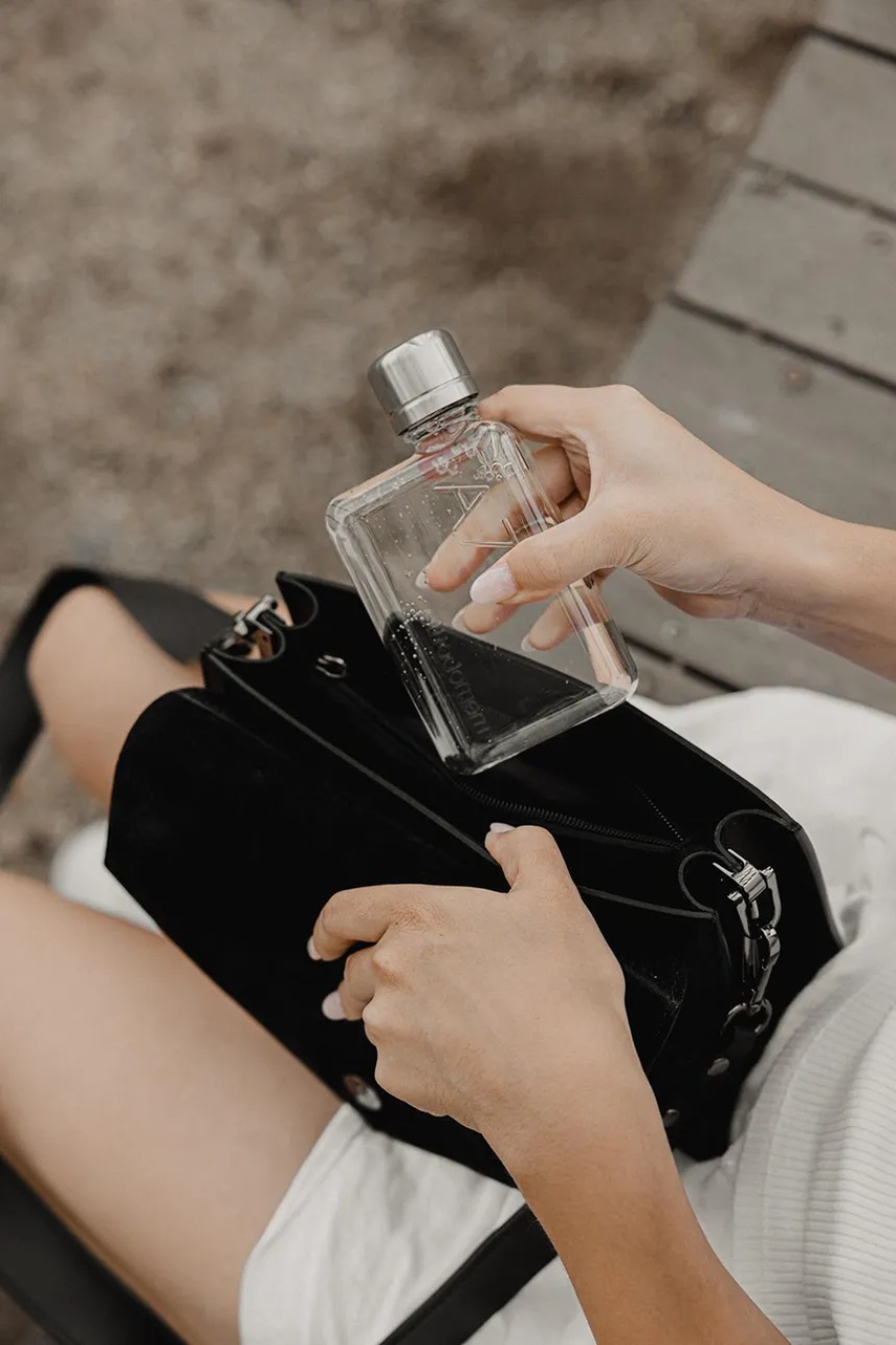 Φιάλη νερού Memobottle Original A7 180 ml χρώμα: διάφανο φωτογραφία