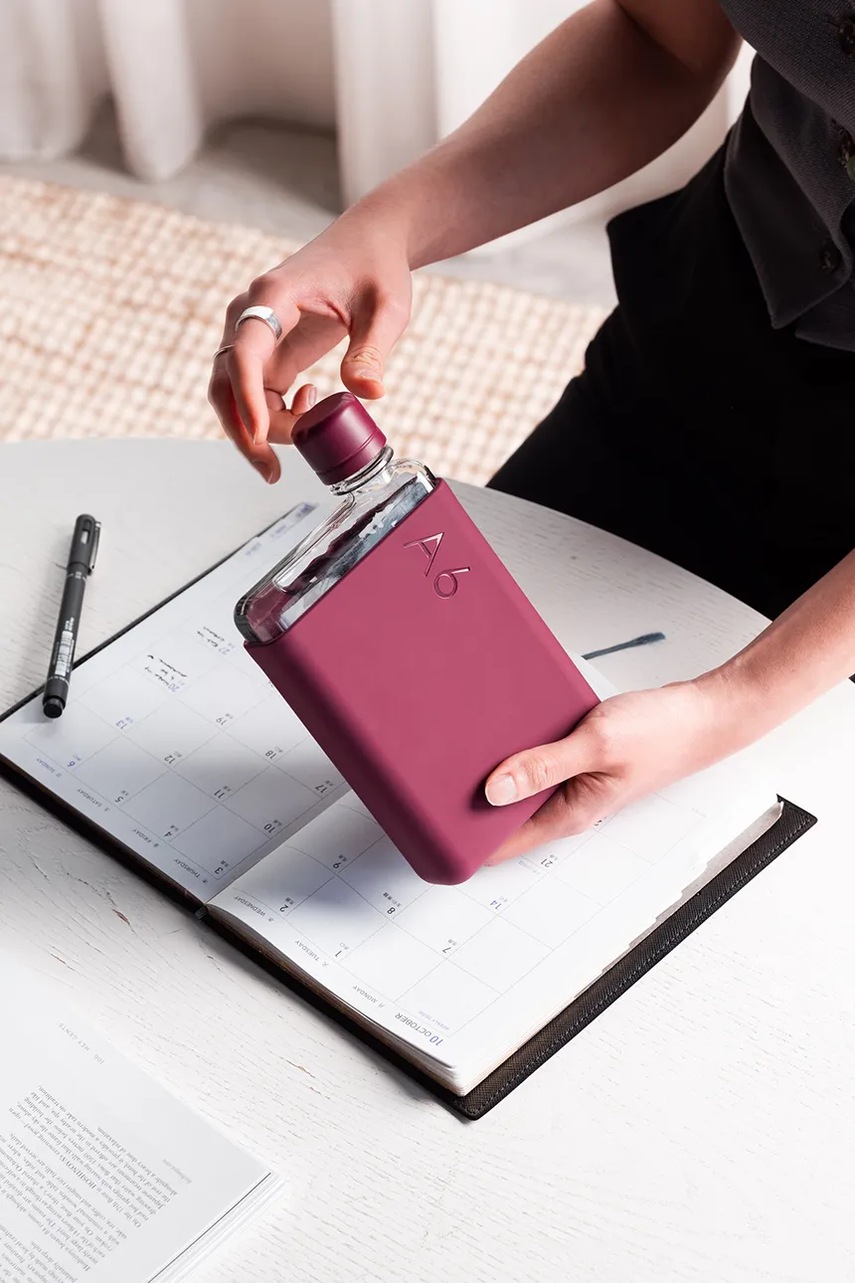 Memobottle vizespalack Original A6 375 ml lila termék 2. képe