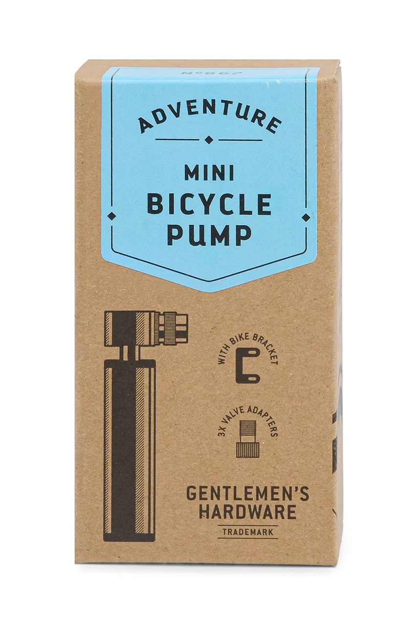 Συμπαγής αντλία ποδηλάτου Gentlemen's Hardware Mini Bike Pump χρώμα: γκρι φωτογραφία