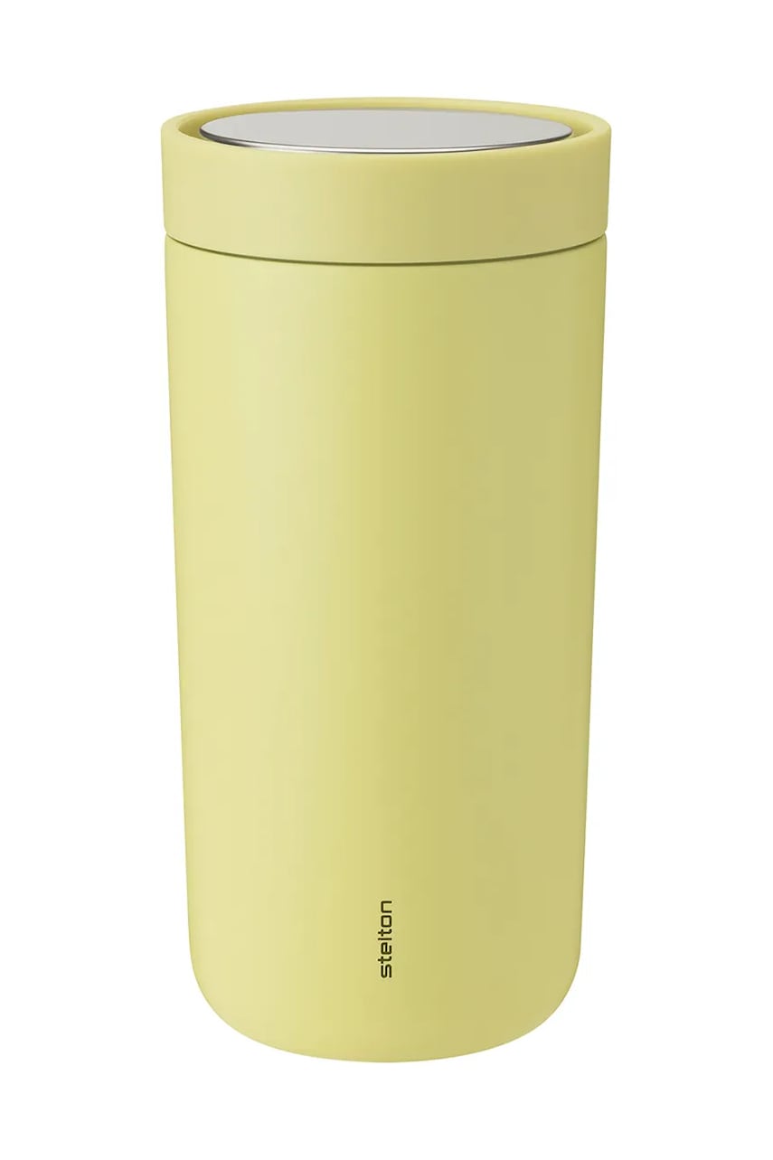 Stelton cană termică To Go Click 0,4 L culoarea galben