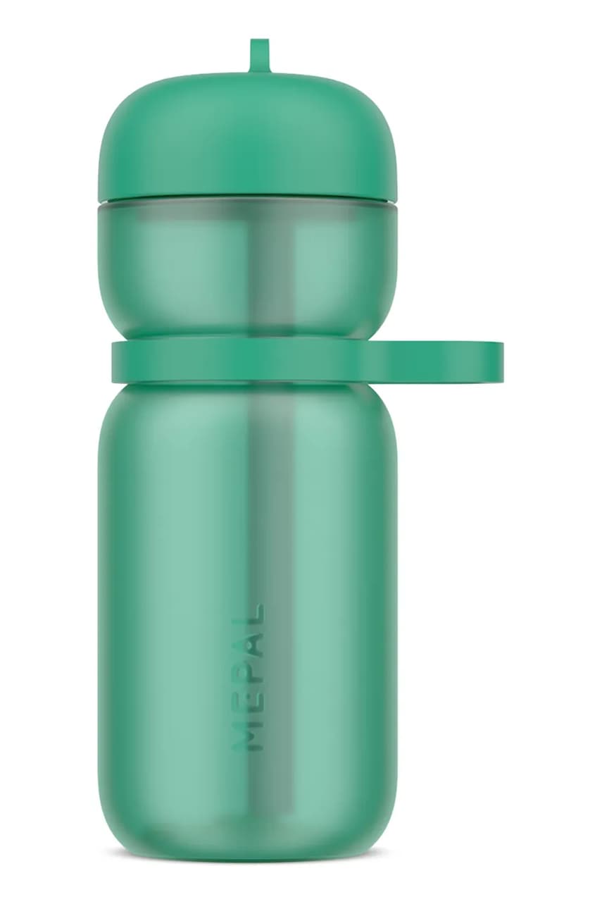 Mepal sticlă sport cu pai Flip Active 600 ml culoarea turcoaz