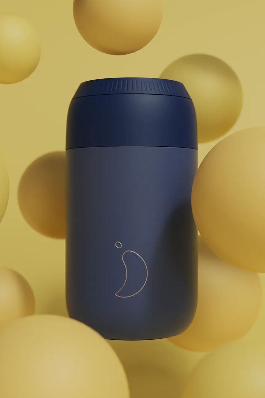 Κούπα καφέ Chillys Series 2, 500 ml χρώμα: μπλε φωτογραφία