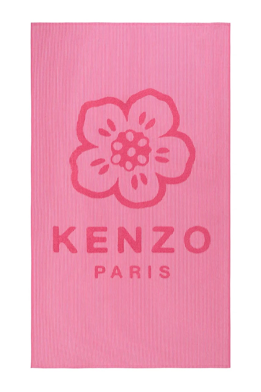Kenzo prosop de plajă K HANKO Fluo 90 x 160 cm culoarea roz