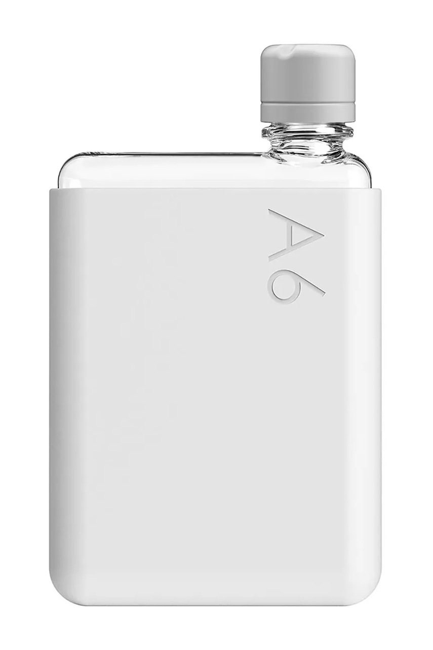 Memobottle sticlă de apă Original A6 375 ml culoarea gri