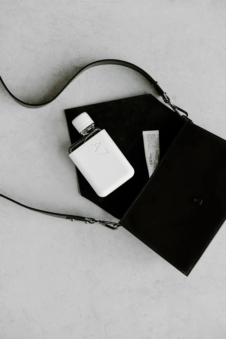 Φιάλη νερού Memobottle Original A7 180 ml χρώμα: γκρι φωτογραφία