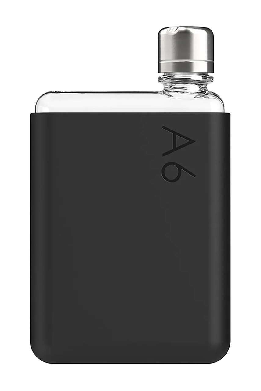 Θήκη για μπουκάλι Memobottle Original A6 375 ml χρώμα: μαύρο φωτογραφία