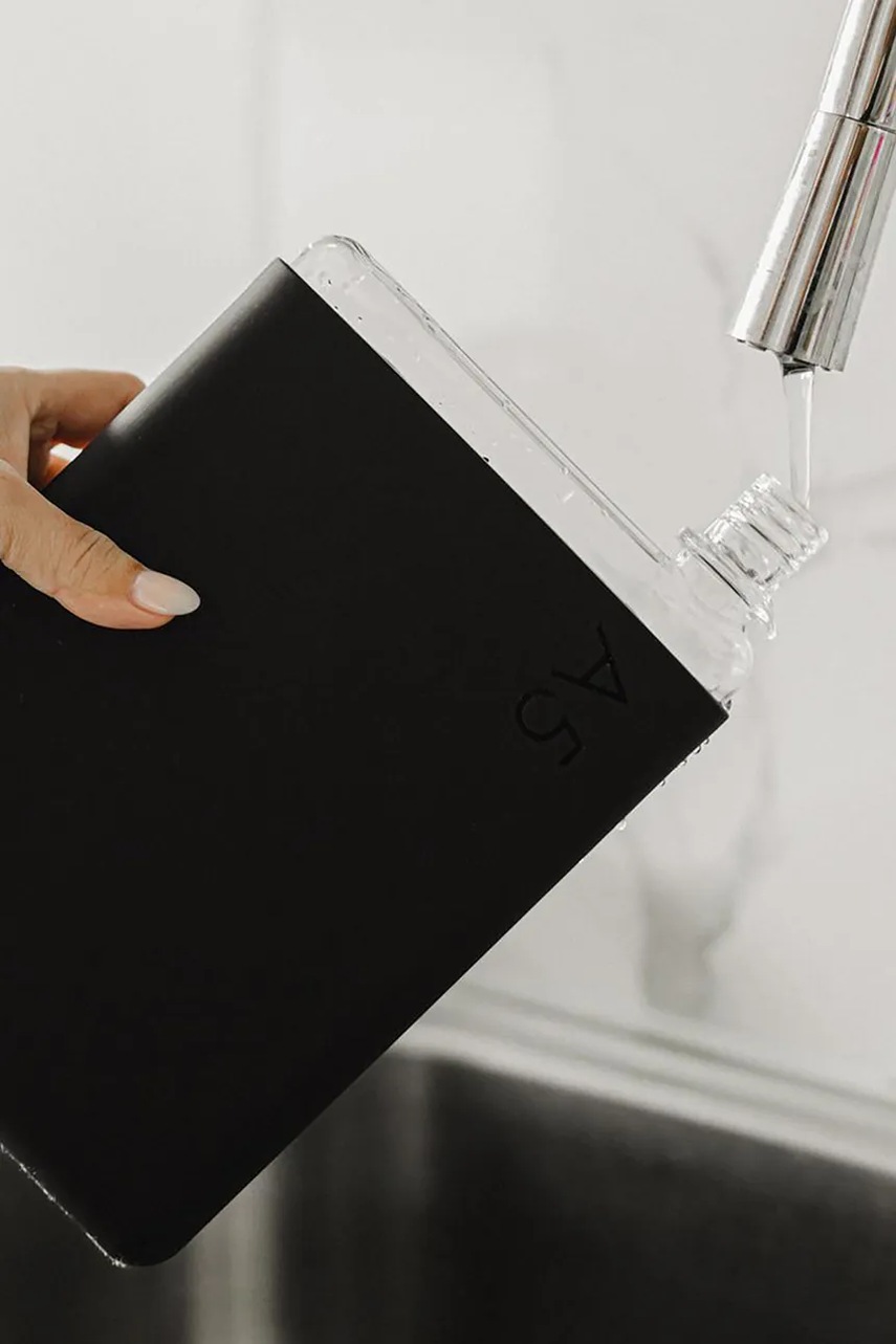 Θήκη για μπουκάλι Memobottle Original A5 750 ml χρώμα: μαύρο φωτογραφία