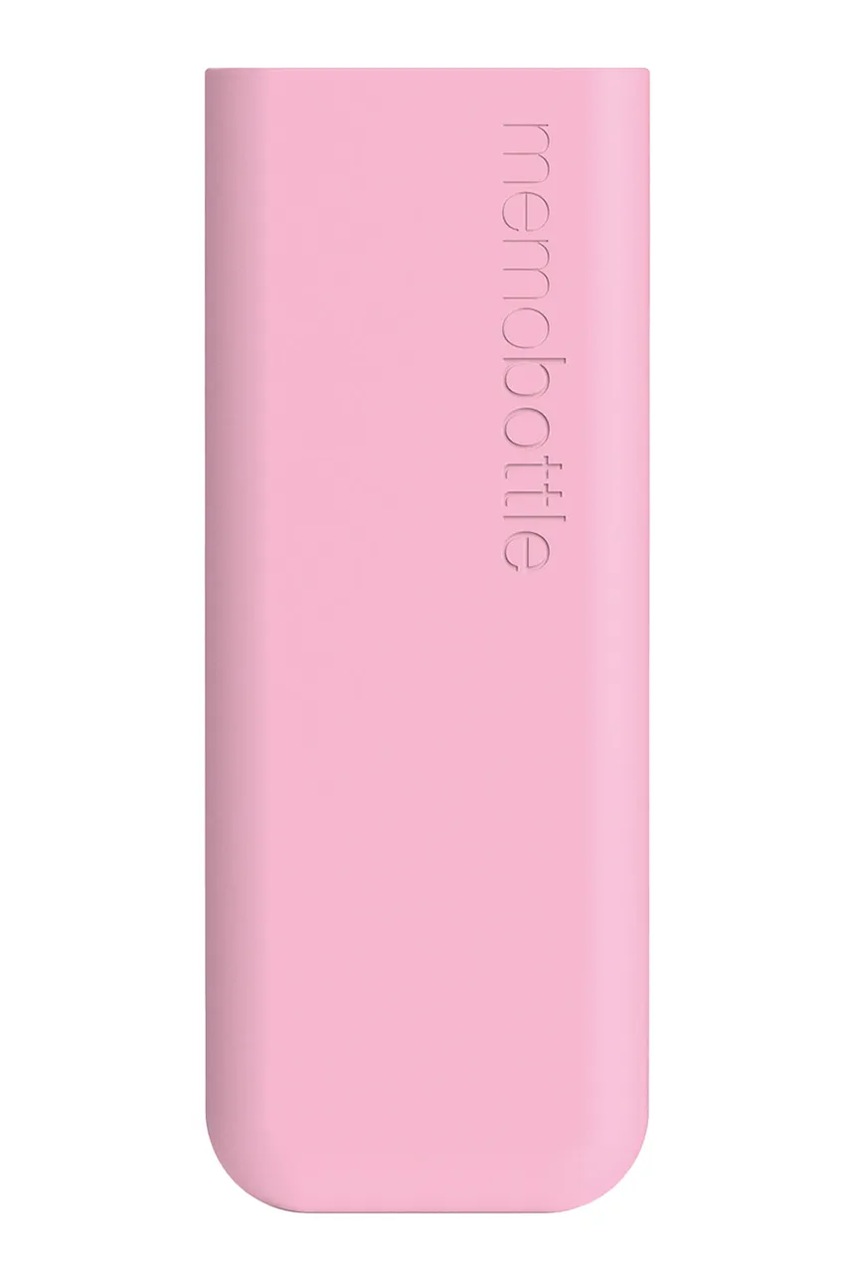 Memobottle sticlă de apă Original Slim 450 ml culoarea roz