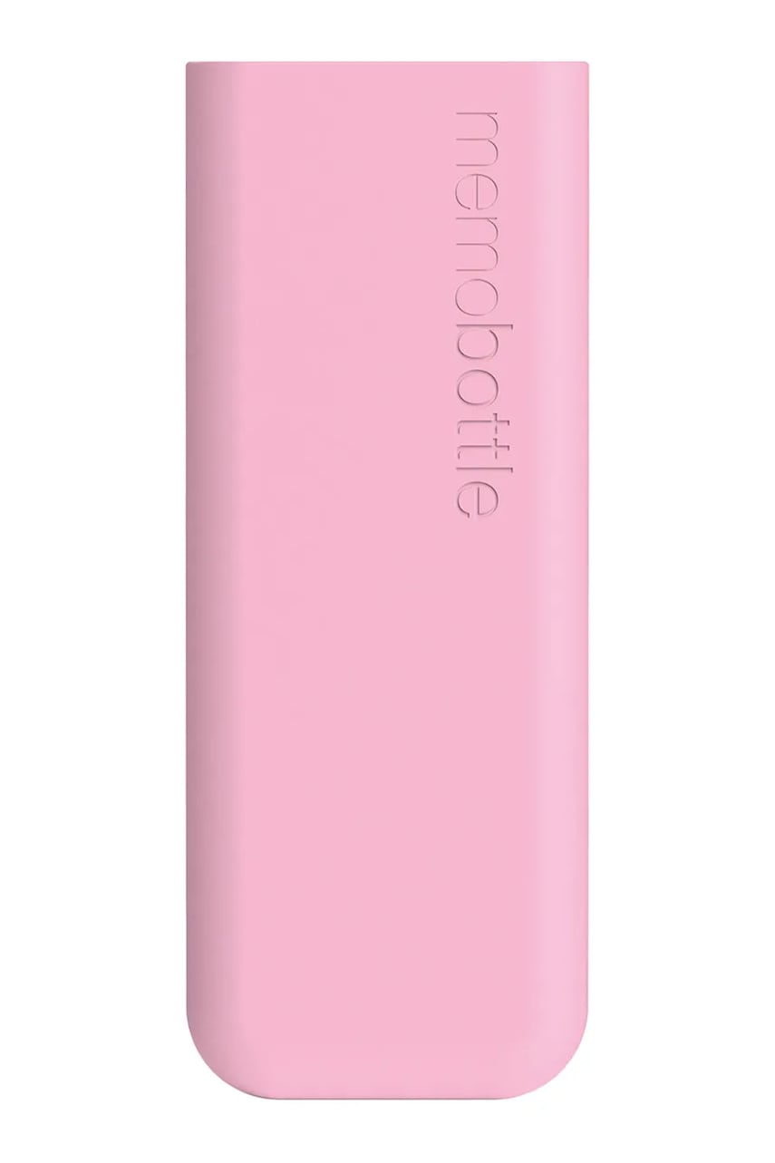 Memobottle sticlă de apă Original Slim 450 ml culoarea roz