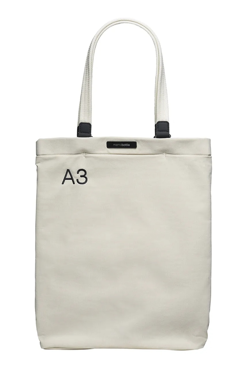 Memobottle pungă de cumparaturi Daily Tote A3 culoarea bej