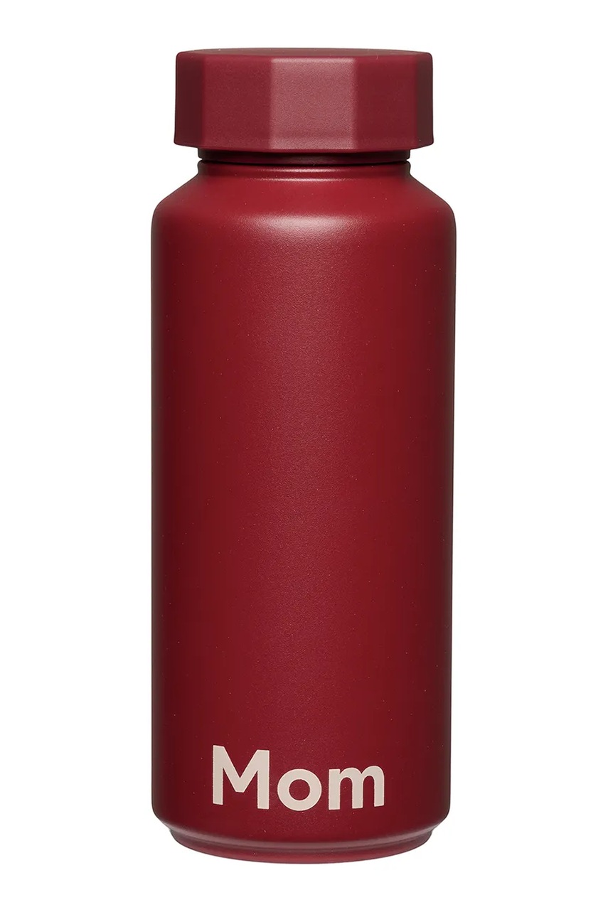 Design Letters sticlă termică Tone On Tone 0,5 l culoarea bordo