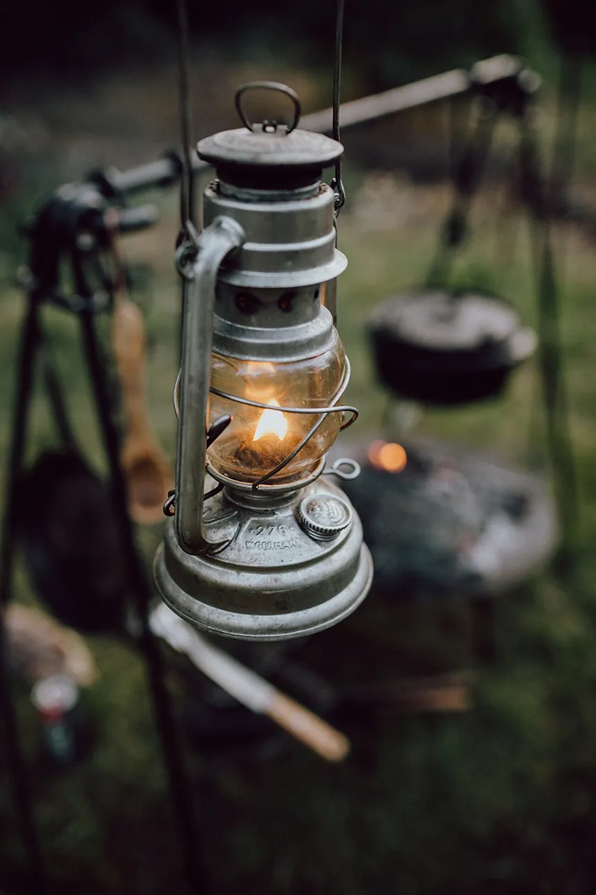 Λάμπα κηροζίνης Feuerhand Hurricane Lantern 276 25,5 x 15,5 cm χρώμα: γκρι φωτογραφία