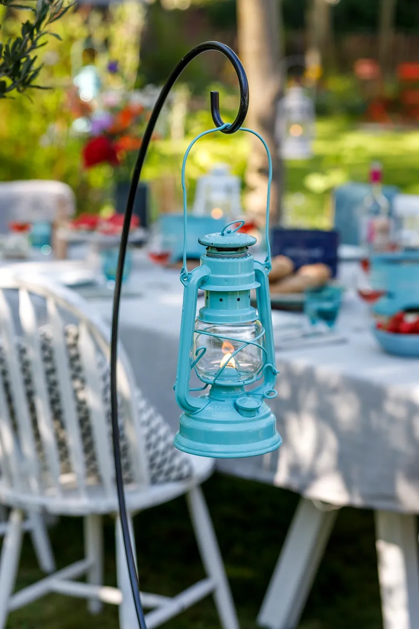 Λάμπα κηροζίνης Feuerhand Hurricane Lantern 276 25,5 x 15,5 cm χρώμα: μπλε φωτογραφία