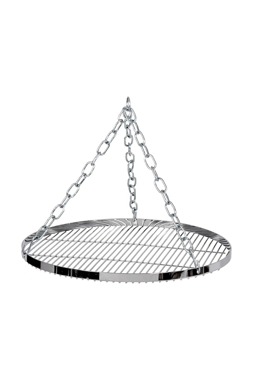 Petromax un grătar atârnat deasupra focului 2,7 x 50 cm culoare gri