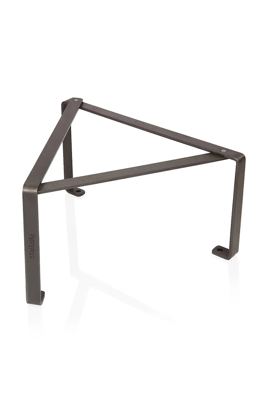 Petromax suport pliabil din oțel pentru foc 18 x 34 x 3 cm culoare neagră