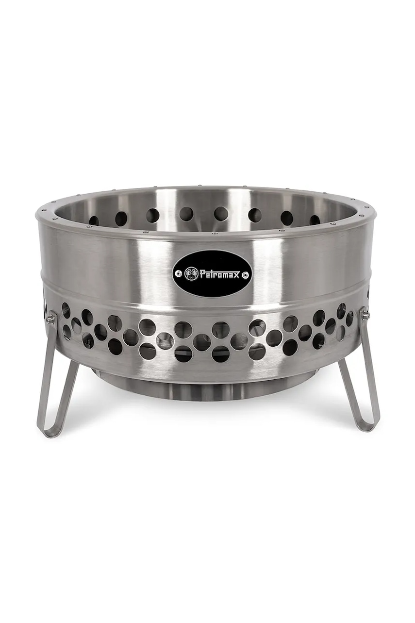 Petromax șemineu portabil fără fum 57 x 57 x 34,9 cm culoare gri